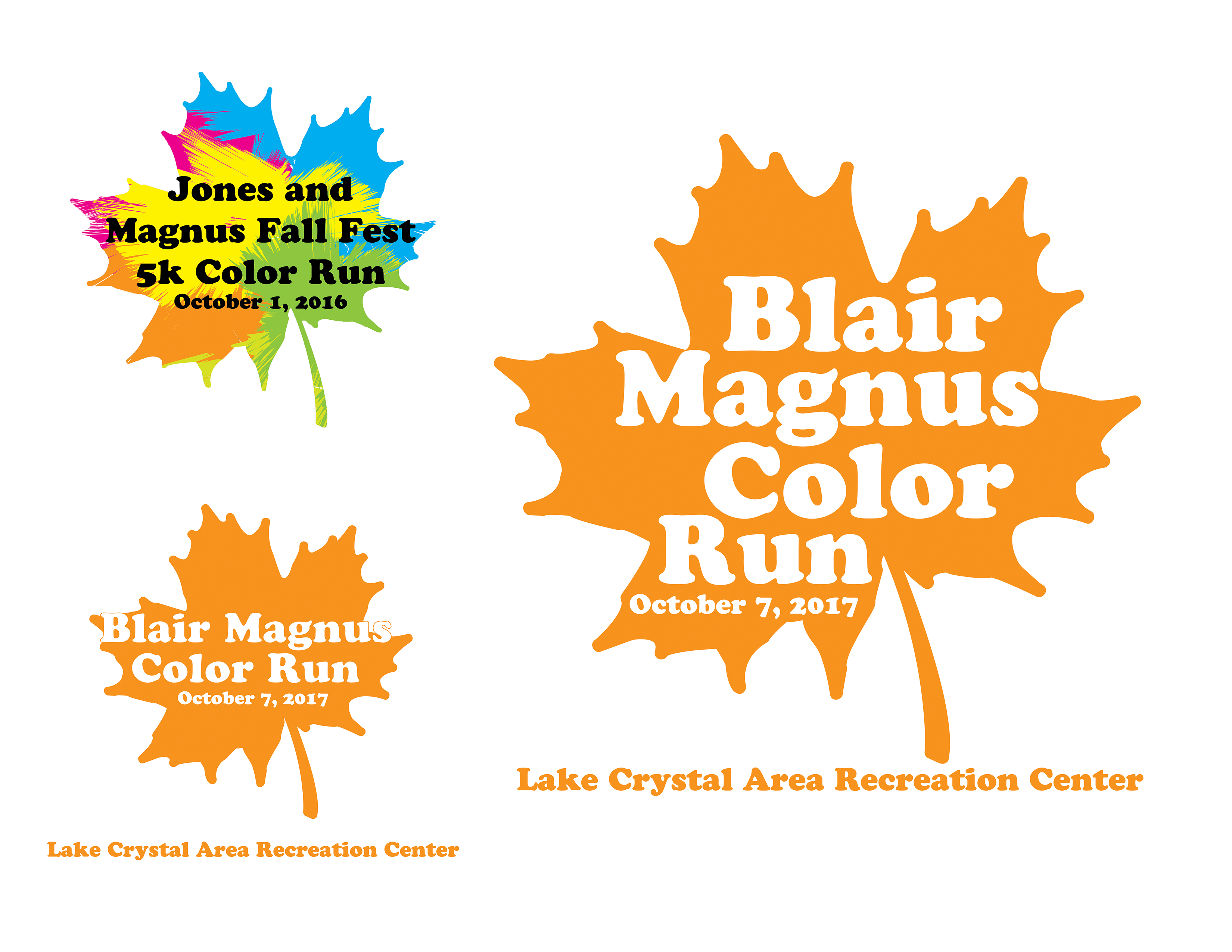 Color Run Logos